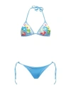 Poisson D'amour Woman Bikini Light Blue Size Xs Polyamide, Elastane, Viscose, Polyester