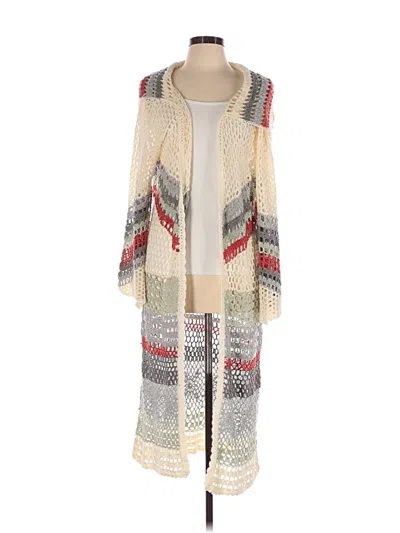 Pre-owned Pol Cardigan Sweater In Ivory
