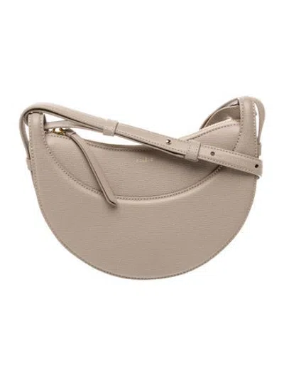 Pre-owned Polene Leather Numero Dix In Neutrals