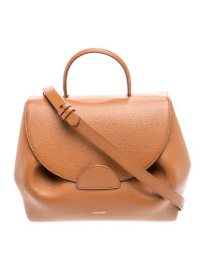 Pre-owned Polene Leather Numéro Uno In Brown