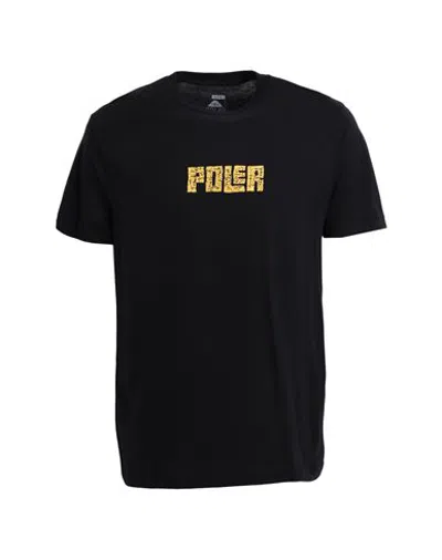 Poler Devils Canyon T-shirt Man T-shirt Black Size S Cotton