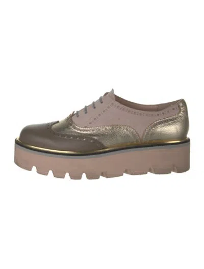 Pre-owned Pollini Suede Sneakers In Pink