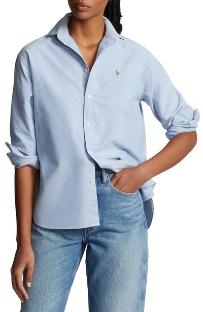 Polo Ralph Lauren Cotton Button-up Shirt In Blue