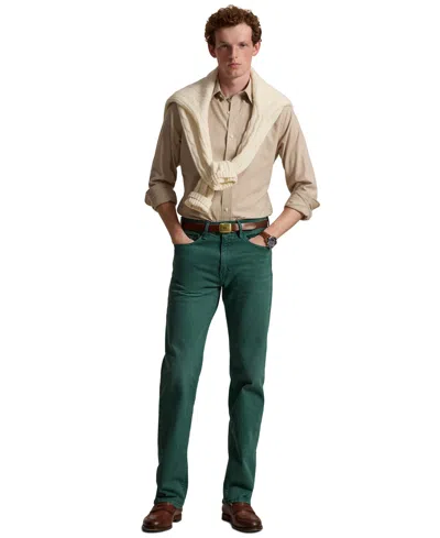 Polo Ralph Lauren Men's Hampton Straight Stretch Jeans In Green