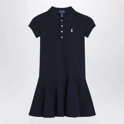 Polo Ralph Lauren Kids' Navy Blue Cotton Dress