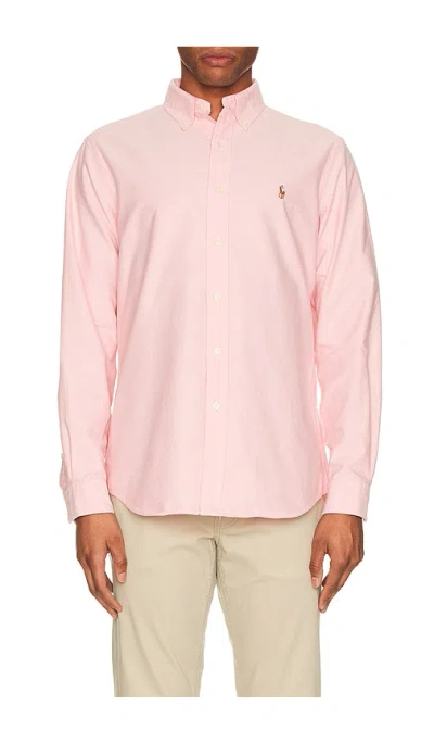Polo Ralph Lauren Oxford Sport Shirt In Pink