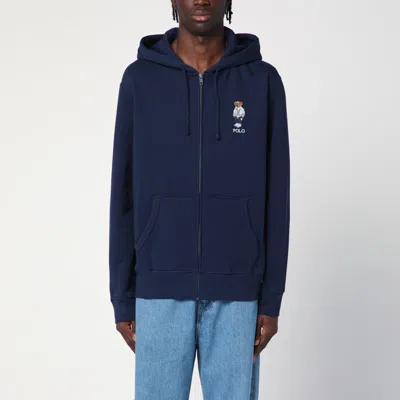 Polo Ralph Lauren Polo Bear Navy Blue Zip-up Sweatshirt