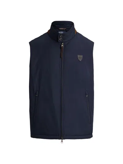 Polo Ralph Lauren Shield-patch Gilet In Blue