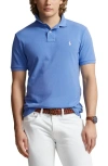 Polo Ralph Lauren Cotton Mesh Classic Fit Polo Shirt In New England Blue