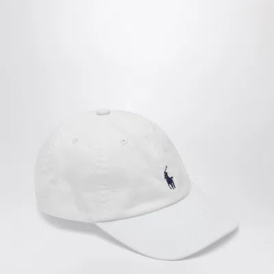 Polo Ralph Lauren White Baseball Cap With Logo
