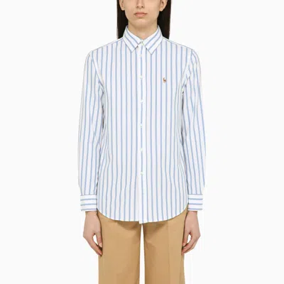 Polo Ralph Lauren White Striped Cotton Shirt