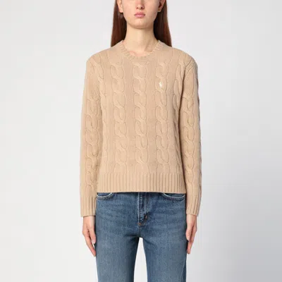 Polo Ralph Lauren Wool And Cashmere Cable Knit Jumper In Multicolor