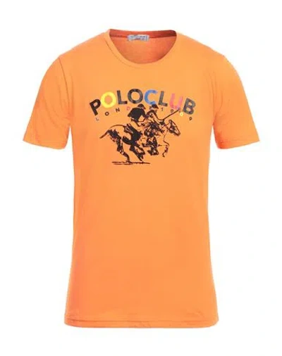 Poloclub London 1909 Man T-shirt Orange Size L Cotton
