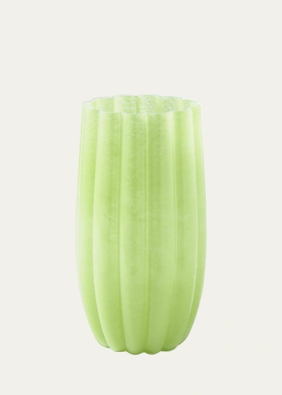 Polspotten Melon Vase - 15" In Green