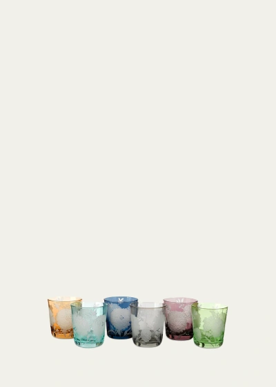 Polspotten Peony 8.4 Oz. Tumblers, Set Of 6 In Multi