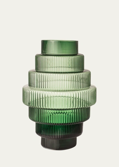 Polspotten Steps Vase - 20" In Green