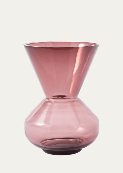 Polspotten Thick Neck Vase - 16" In Dark Purple