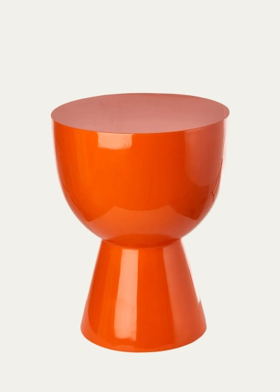 Polspotten Tip Tap Stool In Orange