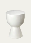 Polspotten Tip Tap Stool In White