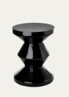 Polspotten Zig Zag Stool In Black