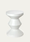 Polspotten Zig Zag Stool In White