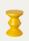 Polspotten Zig Zag Stool In Yellow