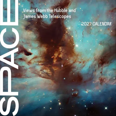 Pomegranate Space Hubble Telescope 2027 Wall Calendar
