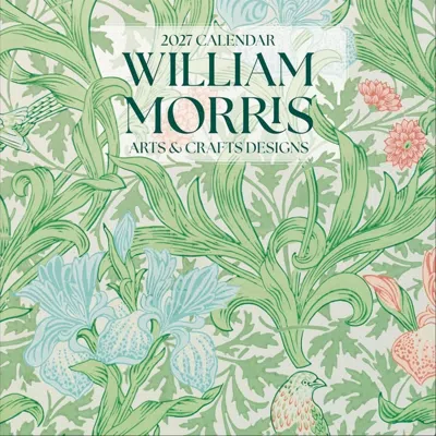 Pomegranate William Morris Arts And Crafts Design 2027 Wall Calendar