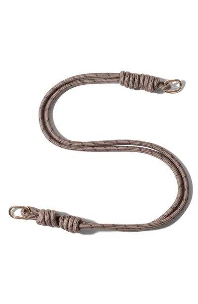 Pop Ups Brand Boat Rope Bag Strap In Brown