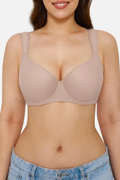 Popilush Full Figure Beauty Back Smoothing Minimizer Bra In Neutral