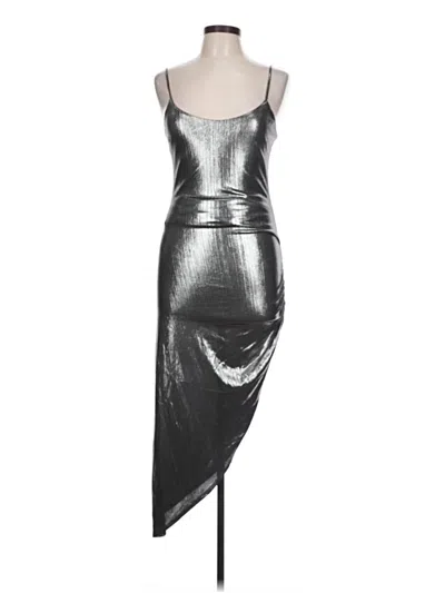 Pre-owned Popular 21 Cocktail Dress In Silver