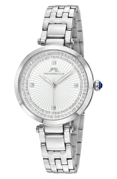Porsamo Bleu Natalie Bracelet Watch, 36mm In Silver