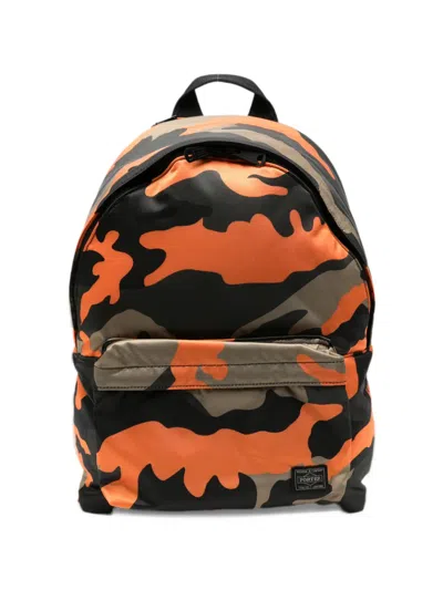 Porter Camouflage-pattern Backpack In Brown