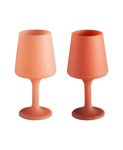 Porter Green Swepp Unbreakable Wine Glasses - Set Of 2