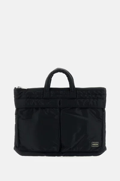 Porter-yoshida & Co Tank­er Tote Short Helmet Bag In Black