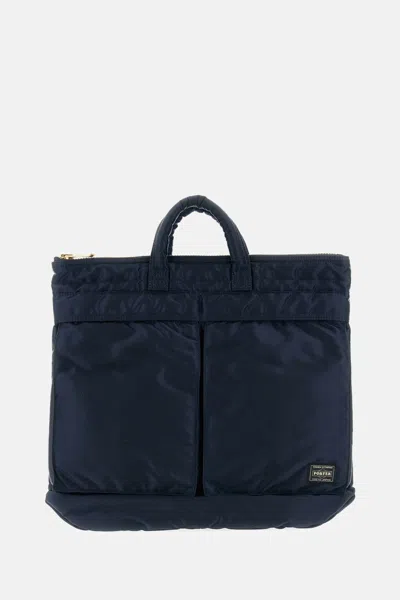 Porter-yoshida & Co Tote Bag Tanker Helmet In Blue