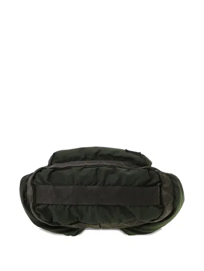 Porter-yoshida & Co Zip-pocket Shoulder Bag In Green