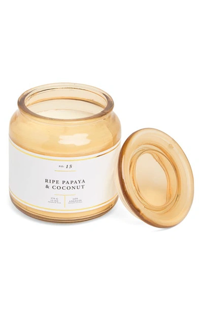 Portofino Candles Apothecary Glass Jar Candle In Champagne Candy