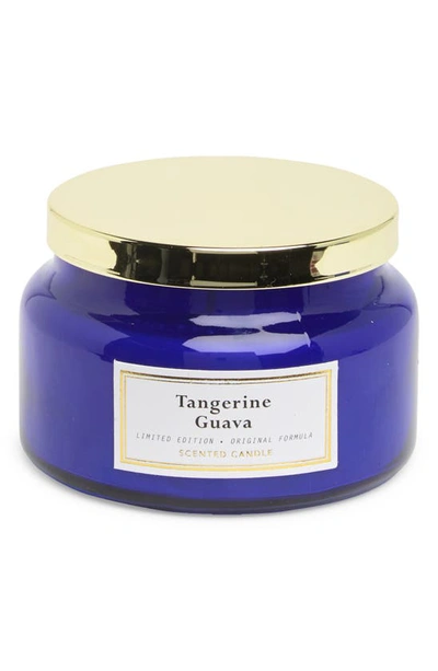 Portofino Candles Mini Tangerine Guava Lidded Candle In Cobalt
