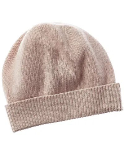 Portolano 100% Cashmere Beanie In Pink