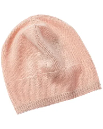 Portolano 100% Cashmere Slouchy Hat In Pink