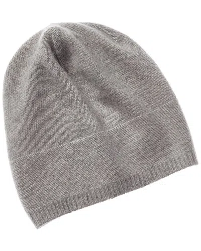 Portolano 100% Cashmere Slouchy Hat In Gray