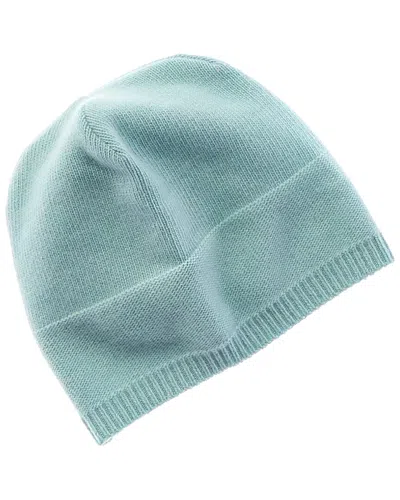 Portolano 100% Cashmere Slouchy Hat In Blue