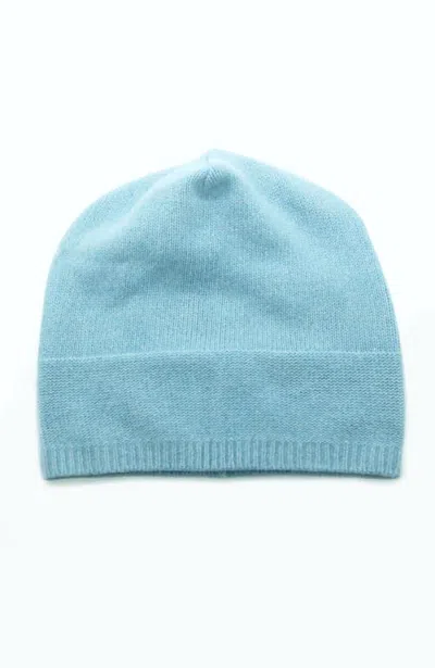 Portolano Cashmere Slouchy Hat In Blue