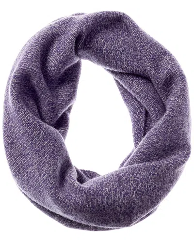 Portolano Tweed Cashmere Neckwarmer In Purple