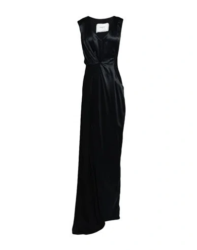 Ports 1961 Woman Maxi Dress Black Size 12 Silk