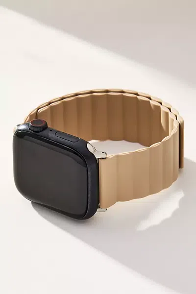 Posh Tech Magnetic Apple Watch Band In Brown