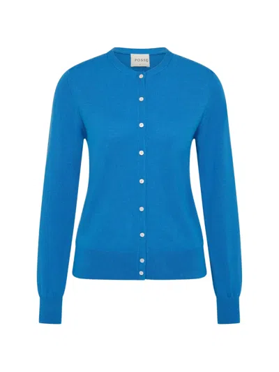 Posse Finn Cardigan In Blue