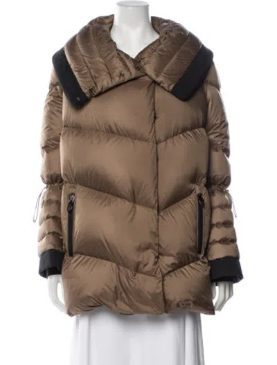 Pre-owned Post Card Down Jacket In Brown