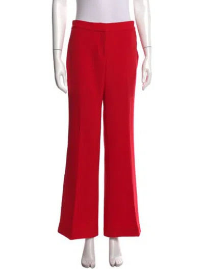 Pre-owned Prabal Gurung Wide Leg Pants In Red
